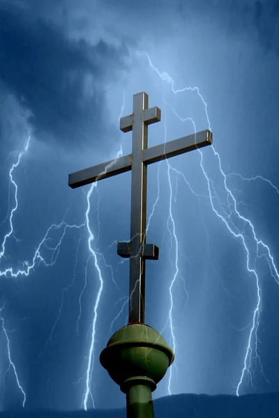 stock image Orthodox cross