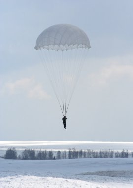 Parachute jump clipart