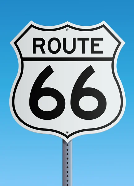Route 66 sign — Stock Vector