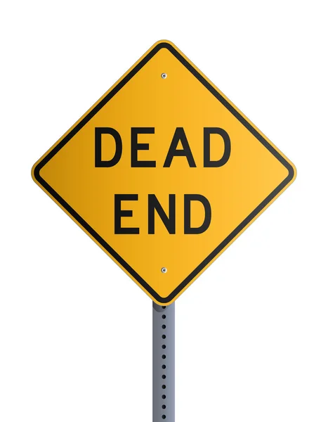 Dead end board — Stock Vector