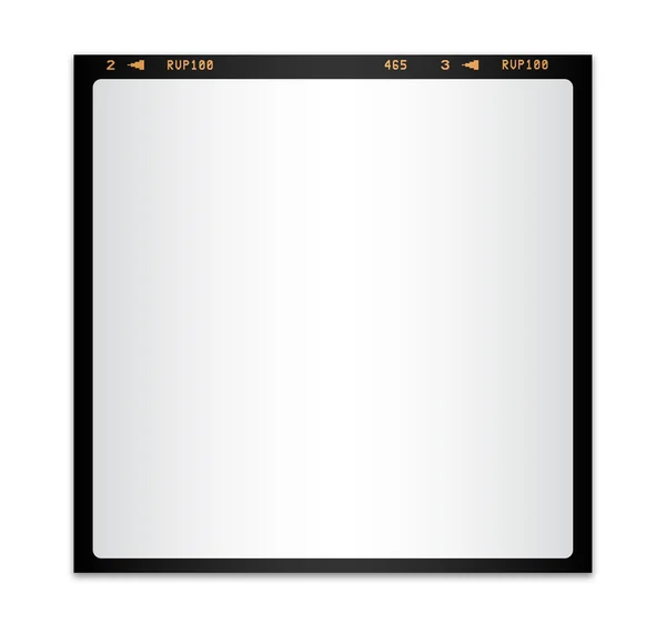 Isolated blank photo film — Stock Vector