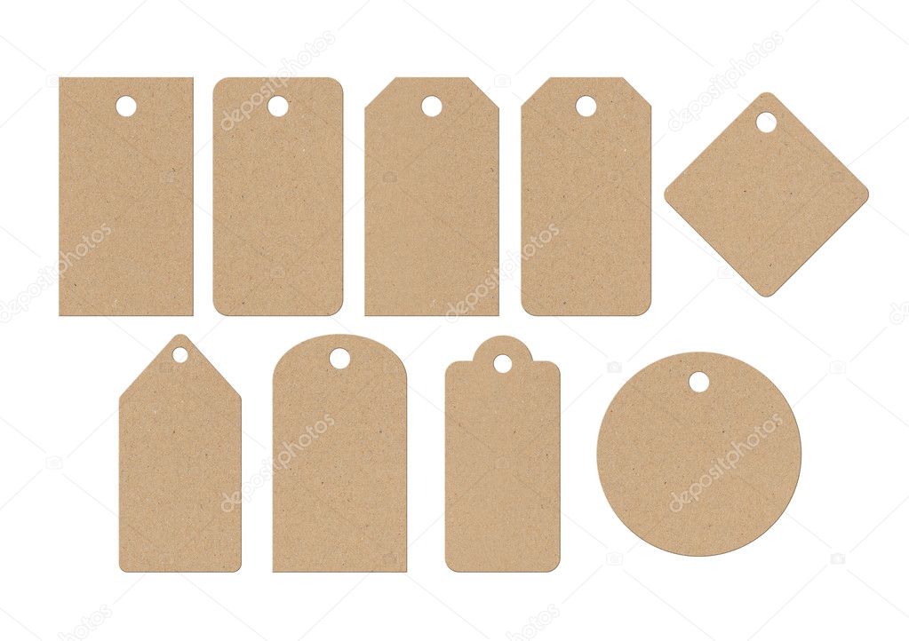 Cardboard labels