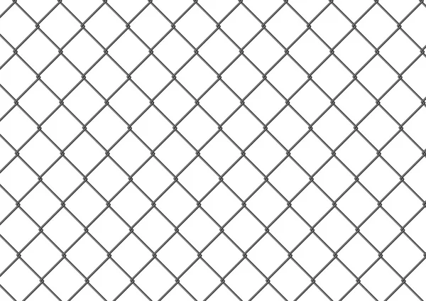 Isolated chain link fence — Stock Vector