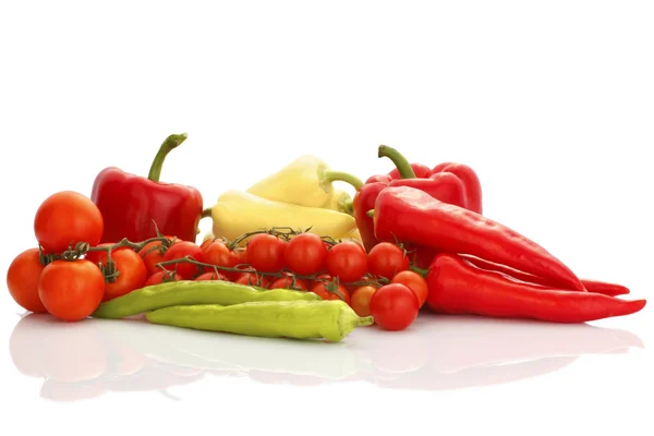 Colorful vegetable arrangement — Stock Photo, Image