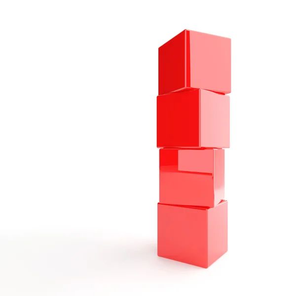 Cajas rojas — Foto de Stock