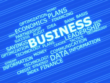 Business related words clipart