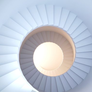 Spiral stair clipart