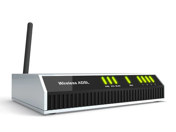 stock image Wireless ADSL router