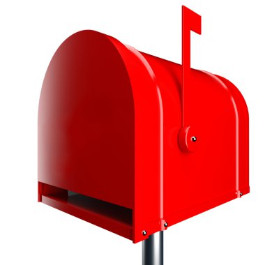 Red mailbox clipart