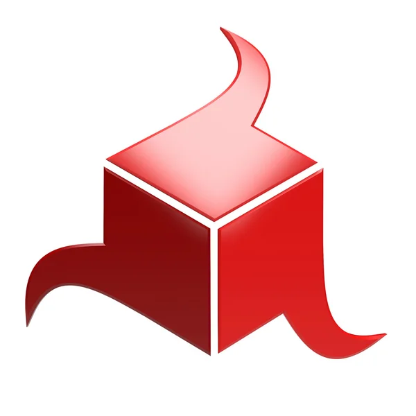 Ícone logotipo resumo — Fotografia de Stock