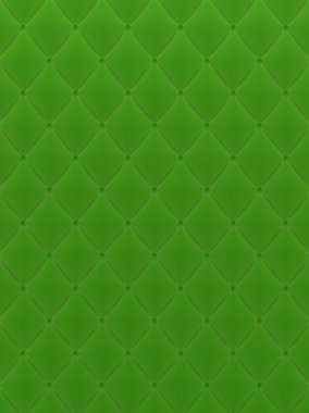 Quilted green background clipart