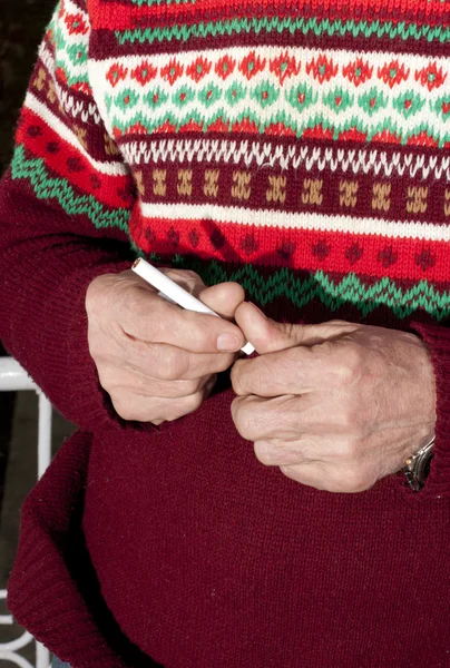 stock image Cigarette in hand