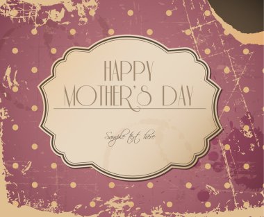 Mothers day card background clipart