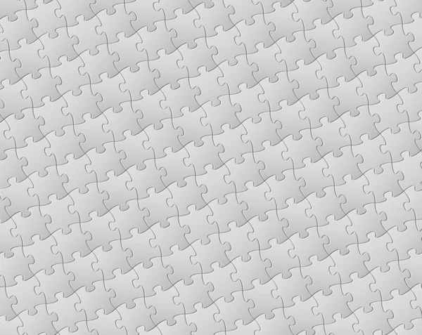 Vector background made from white puzzle pieces — Stock Vector
