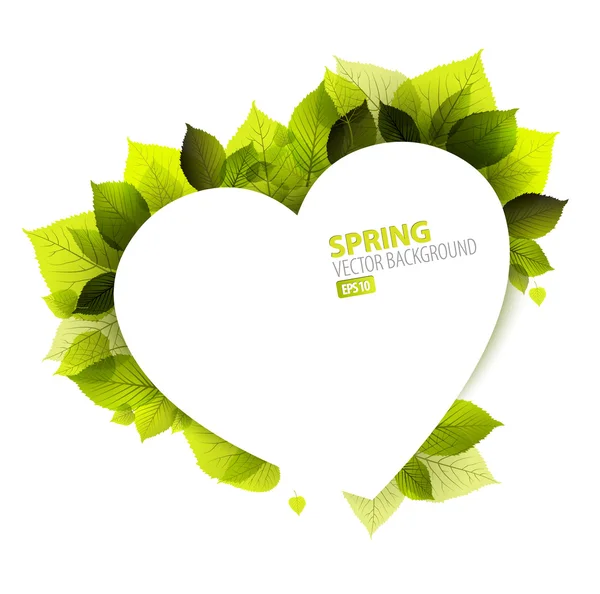 Vector våren abstrakt floral bakgrund (Valentines kort) — Stock vektor