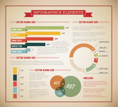 Big Vector set of Infographic elements clipart