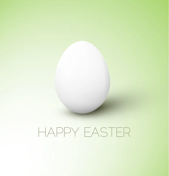 Simple vector Happy Easter card — Stock Vector