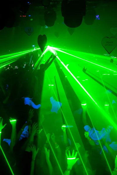 Laser party — Stock Photo, Image