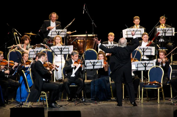 Венский оркестр фестиваля Питера Гута и Штрауса — стоковое фото