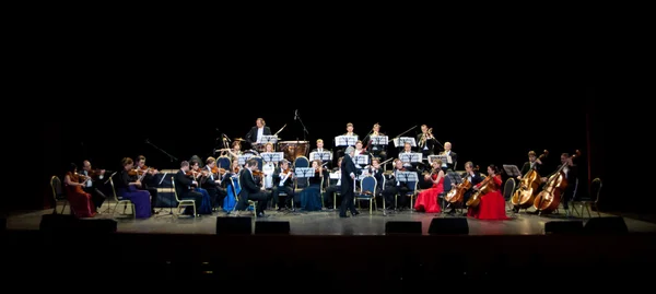 Пітер Гусом та Штраус фестивалю оркестр Відень Ліцензійні Стокові Зображення