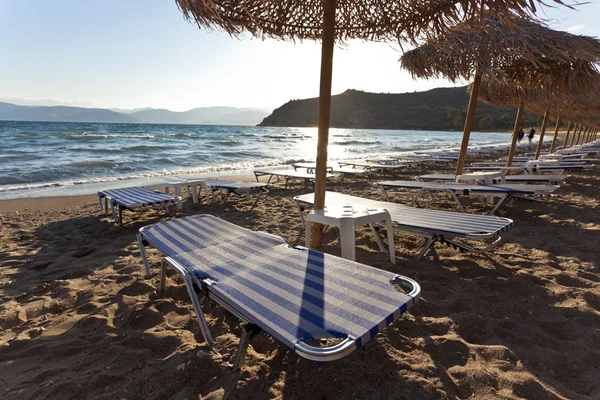 stock image Beach chairs