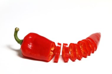 doğranmış kırmızı biber