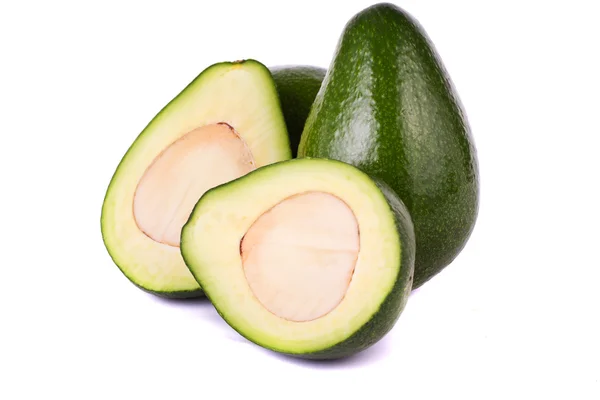 Frutti di avocado su bianco — Foto Stock