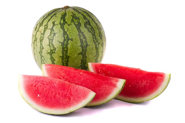 Wassermelone auf weiß — Stockfoto