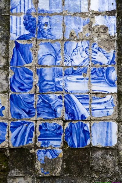 깨진된 azulejo 타일 — 스톡 사진