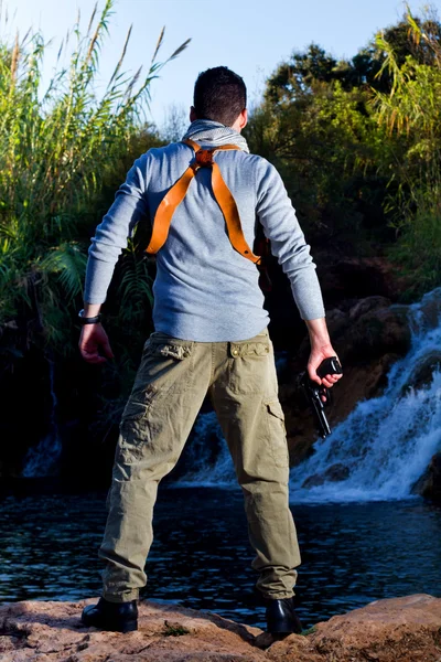 stock image Adventure man