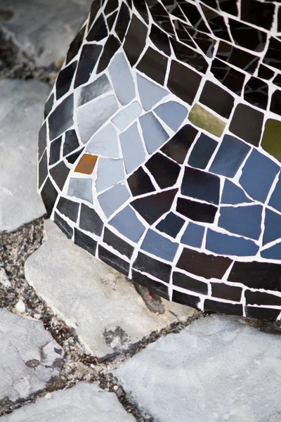 Colorful ceramic broken tile — Stock Photo, Image