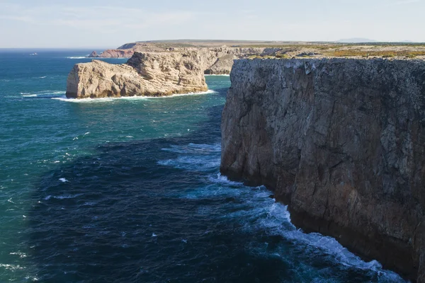 Prachtige kustlijn in sagres — Stockfoto