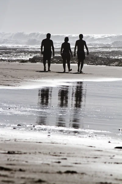 Three silhouettes — Stock Photo, Image