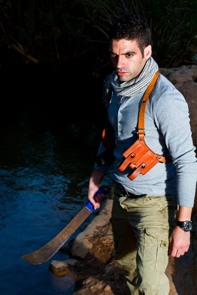 Adventure man — Stock Photo, Image