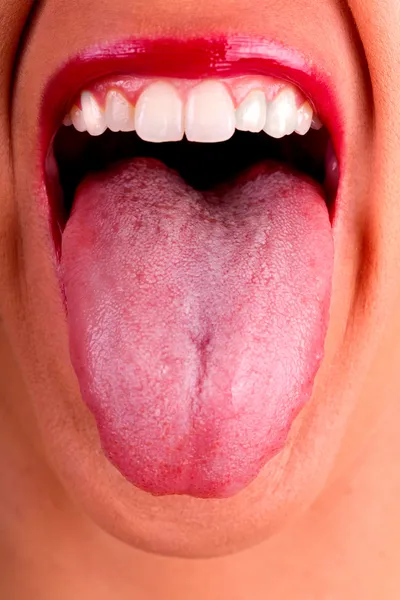 舌アウト — ストック写真