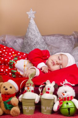 Noel yeni doğan bebek