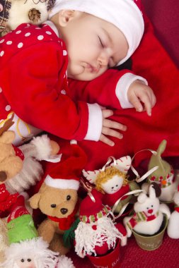 Noel yeni doğan bebek