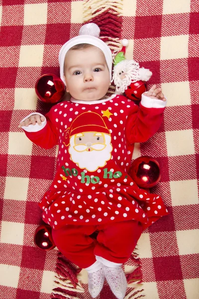 Niño recién nacido de Navidad —  Fotos de Stock