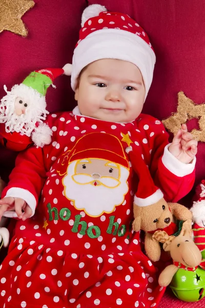 Kerstmis pasgeboren baby — Stockfoto