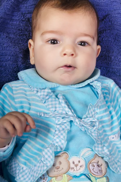 Newborn baby blue — Stock Photo, Image