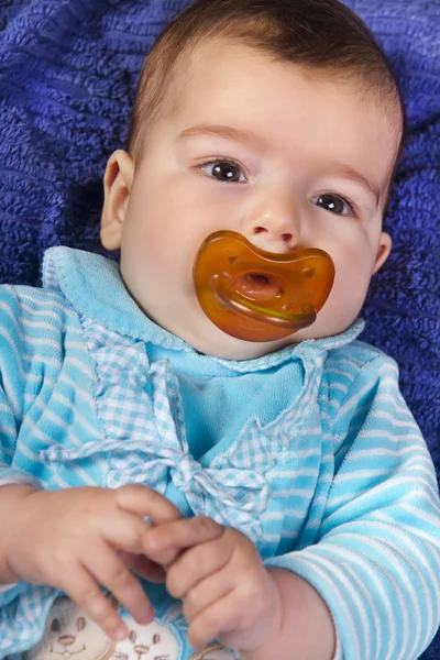 Newborn baby blue — Stock Photo, Image