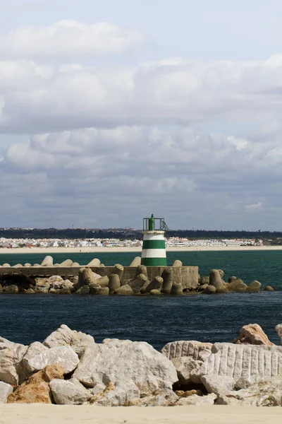 Lighthouse coastline — Stock Photo, Image