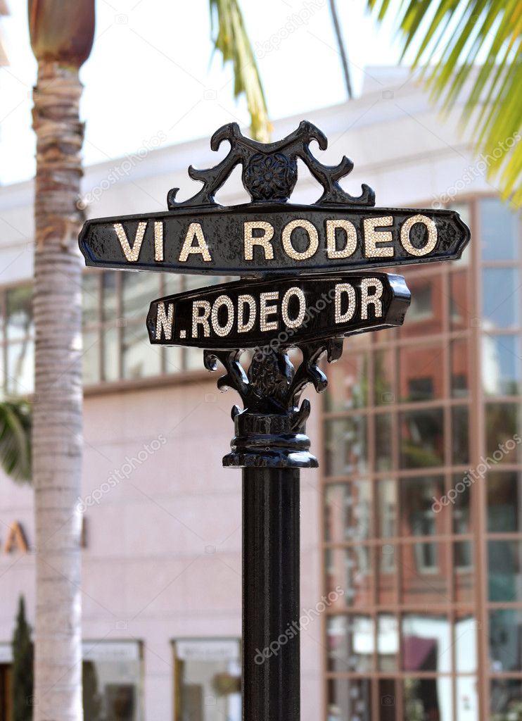  Rodeo Drive Street Sign in Hollywood, California Journal: 150  page lined notebook/diary: 9781533328878: Image, Cool: Books