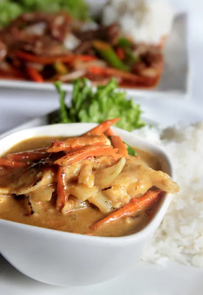 Stock image Chicken yellow curry