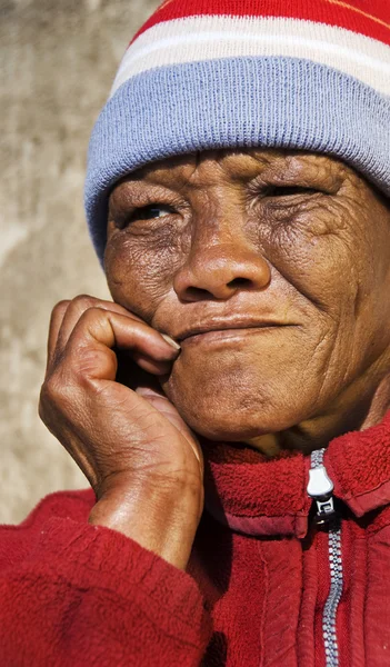 stock image A Senior African woman