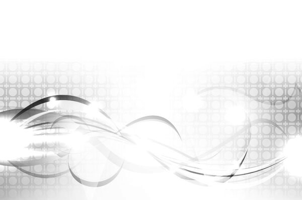 Абстрактный серый фон с красивым светом
