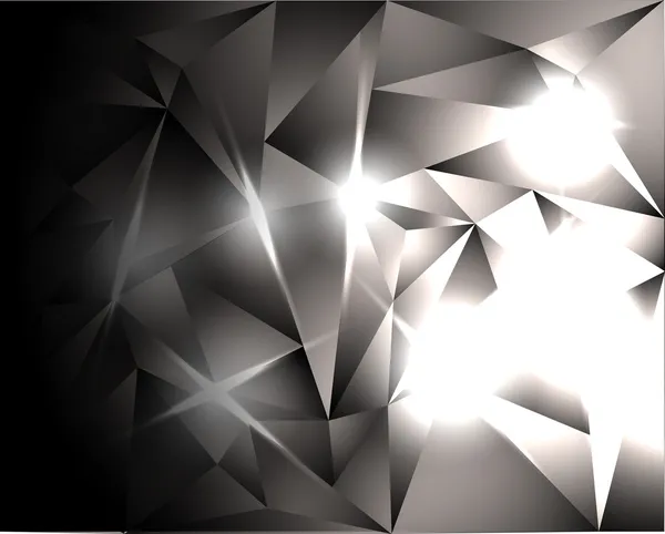 Abstrakter Hintergrund - helle Kristalle — Stockvektor
