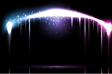 Bright background with light effect clipart