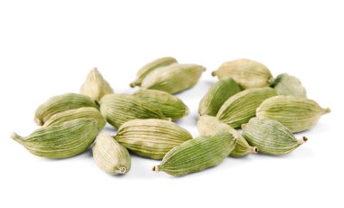 Cardamom isolated on white clipart