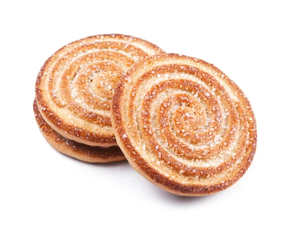 Galletas de azúcar aisladas en blanco — Foto de Stock